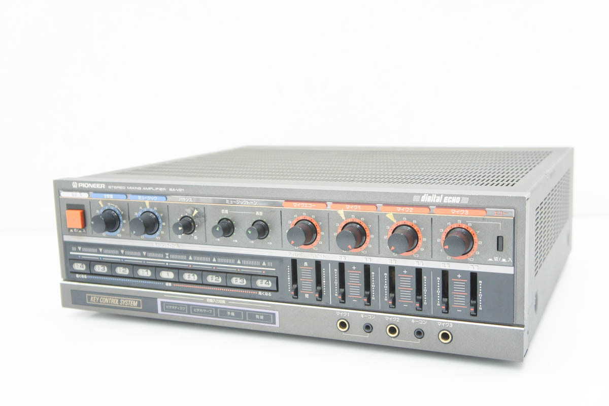 動作未確認】 PIONEER パイオニア カラオケアンプ SA-V21 業務用
