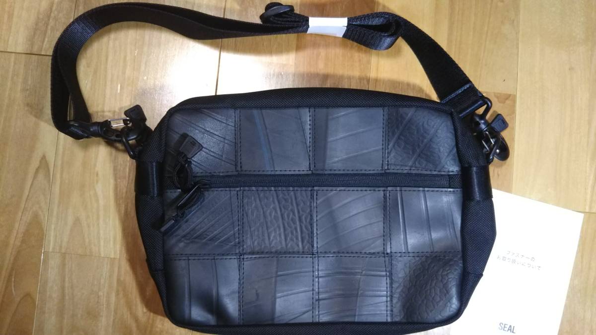 SEAL モザイクトートバッグ 2WAY 袋付き 黒 日本製