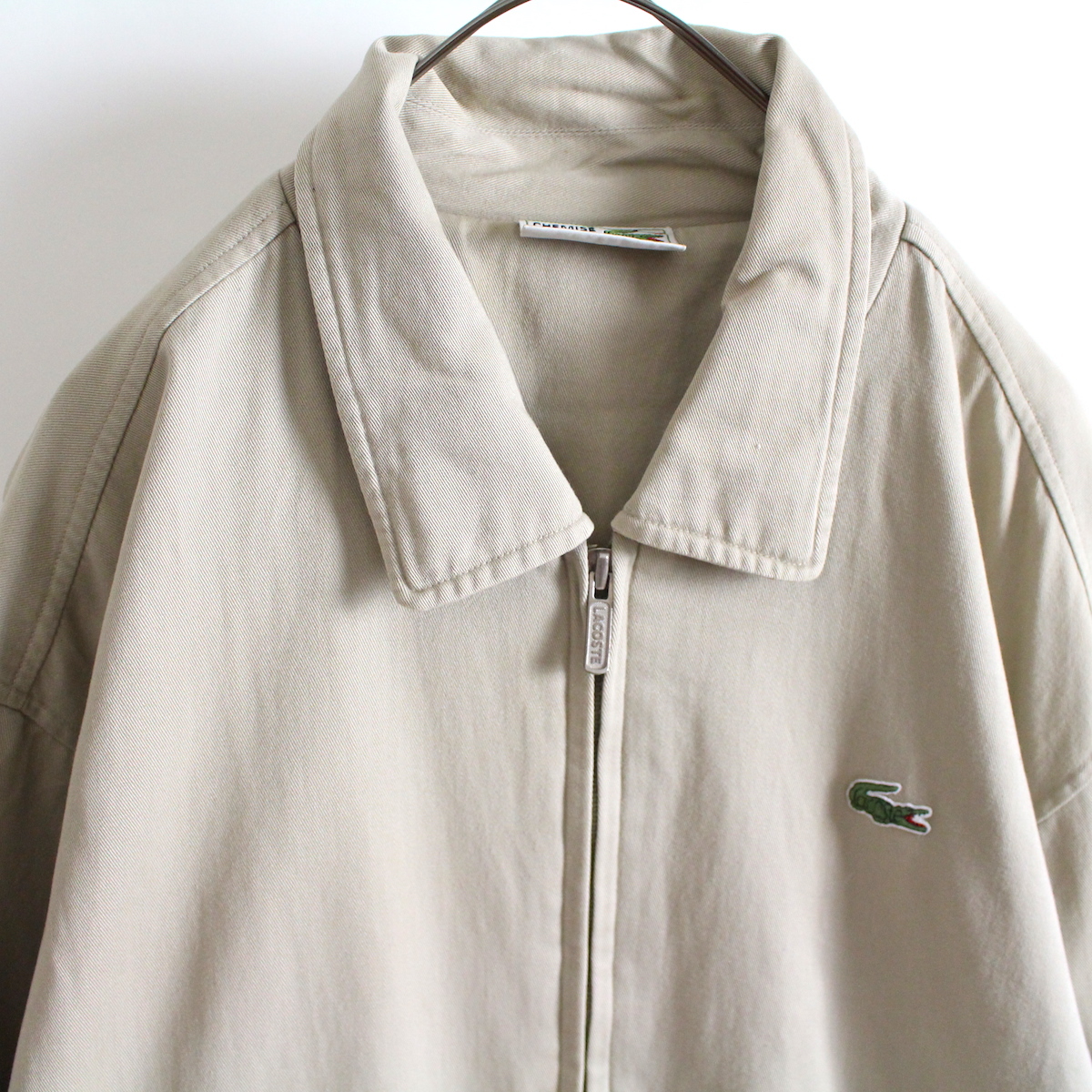 未使用]LACOSTE BEAMS スイングトップ ベージュ 50 未使用]LACOSTE