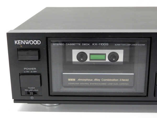 ジャンク ケンウッド KENWOOD KX-1100G 3ヘッド カセットデッキ