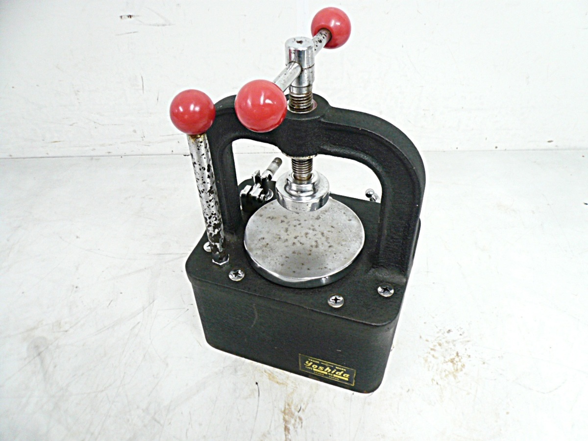 1円スタート！) ヨシダ フラスコプレス HYDRAULIC PRESS N 油圧プレス