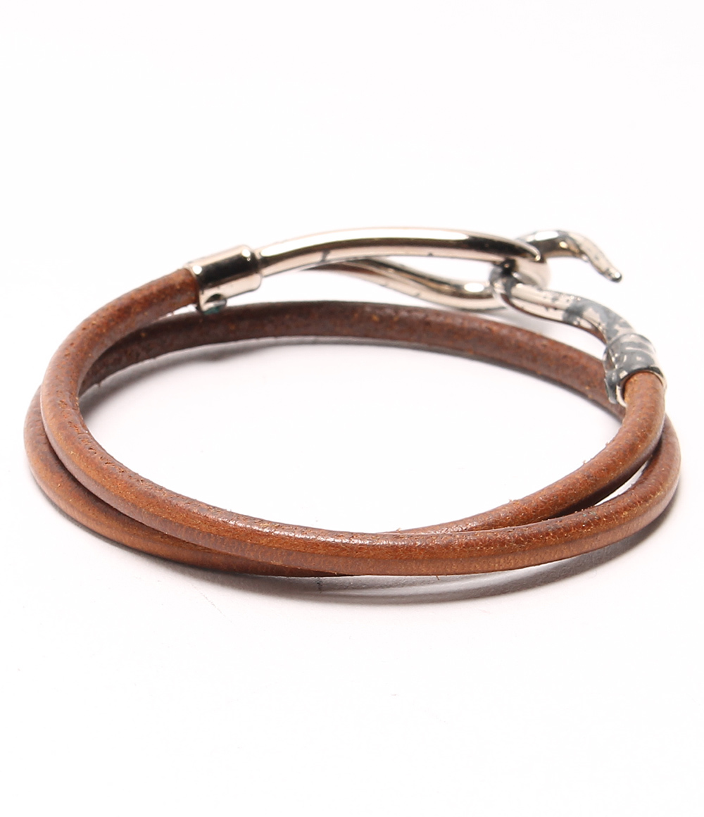 開始価格602円ダウン】エルメス ジャンボチョーカー レザーコード 