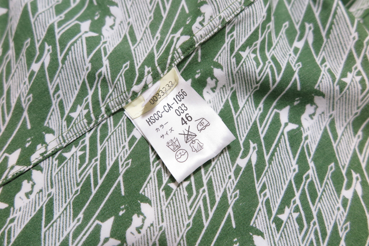 Hussein Chalayan Shirt 46 フセインチャラヤン 総柄 シャツ 初期 