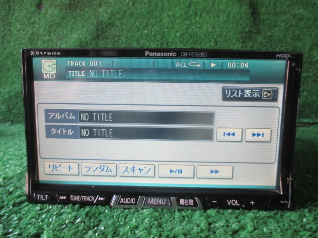 38K 動作確認済◇パナソニック CN-HDS635D HDDナビ DVD再生/CD/CDREC 