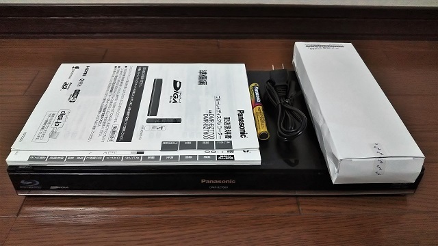 大容量3TB換装済 中古動作品 Panasonic DIGA DMR-BZT600 HDD/BD