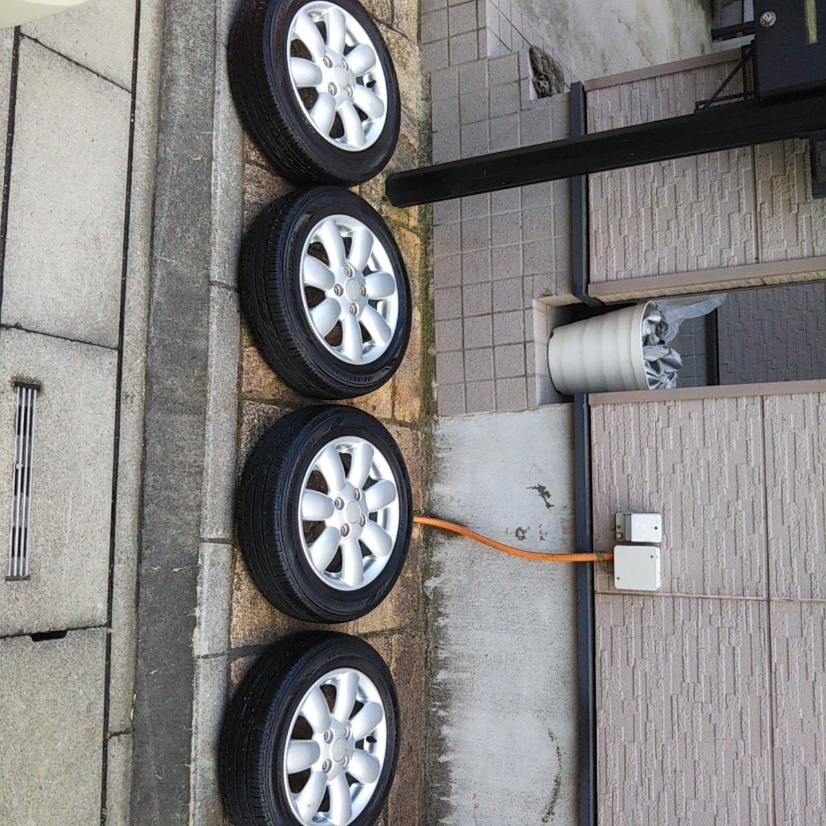 ラパン ラパンhe22s純正タイヤアルミホイール中古4本セット (HE22S