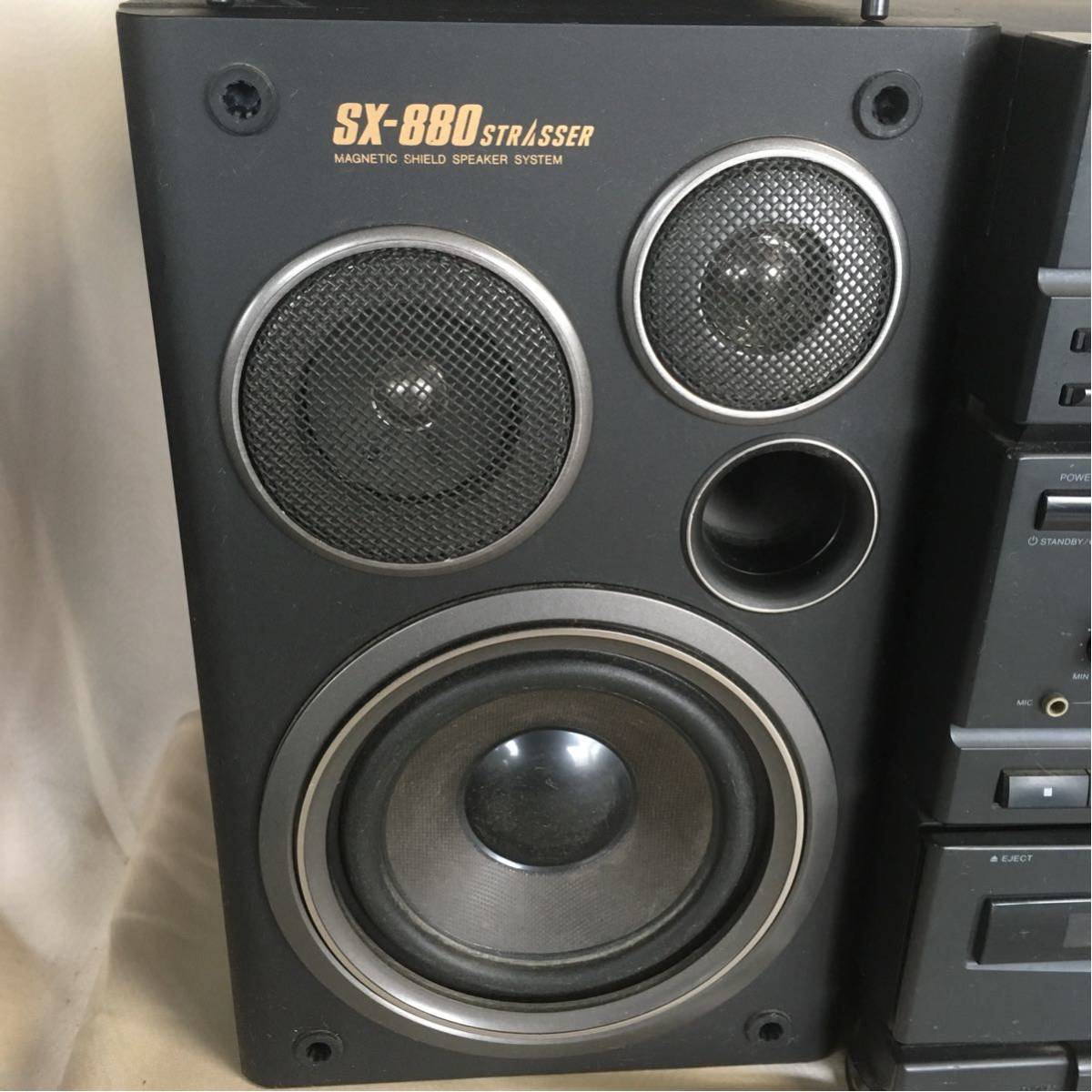 STRASSER XG-880 AIWA ミニコンポ スピーカー◇ ジャンク 0 AIWA