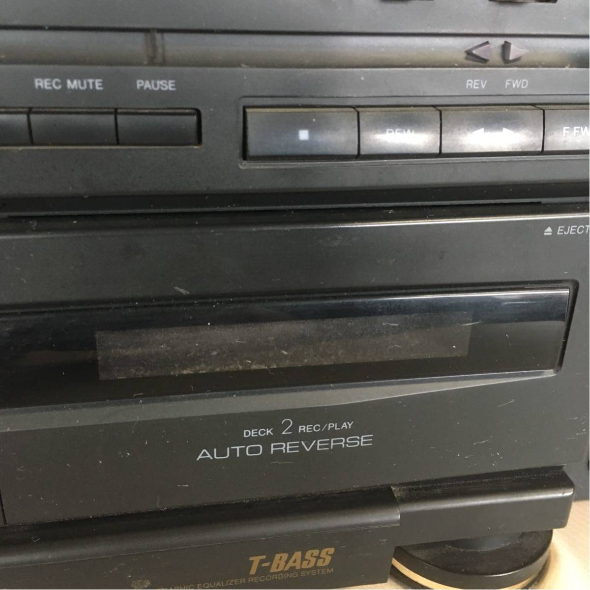 166 AIWA/アイワ STRASSER システムコンポセット XG-880 現状 ジャンク