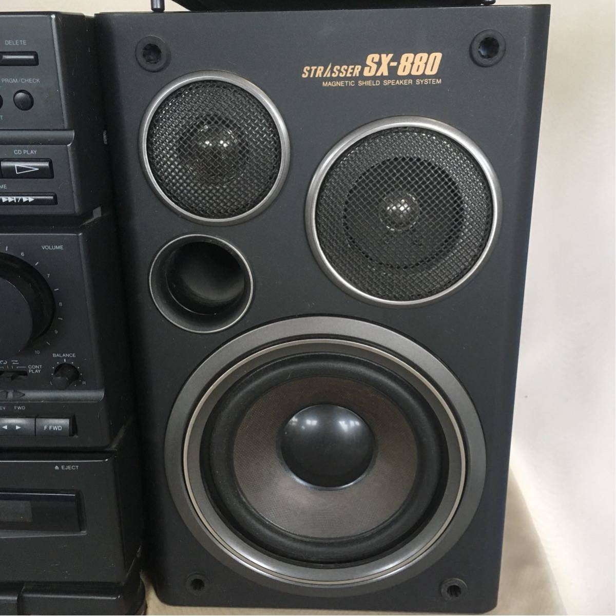 166 AIWA/アイワ STRASSER システムコンポセット XG-880 現状 ジャンク