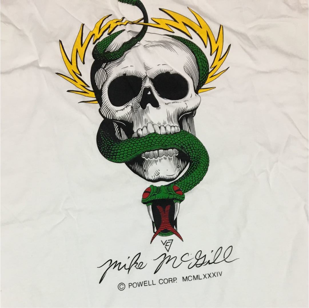 80s santacruz powell サンタクルーズ　パウエル　Tシャツ デッド 80s Powell パウエル Tシャツ L ビンテージ thrasher サンタ