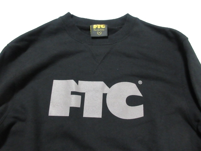 FTC エフティーシー ネームロゴ スウェット トレーナー 黑 M FTC 《FTC 