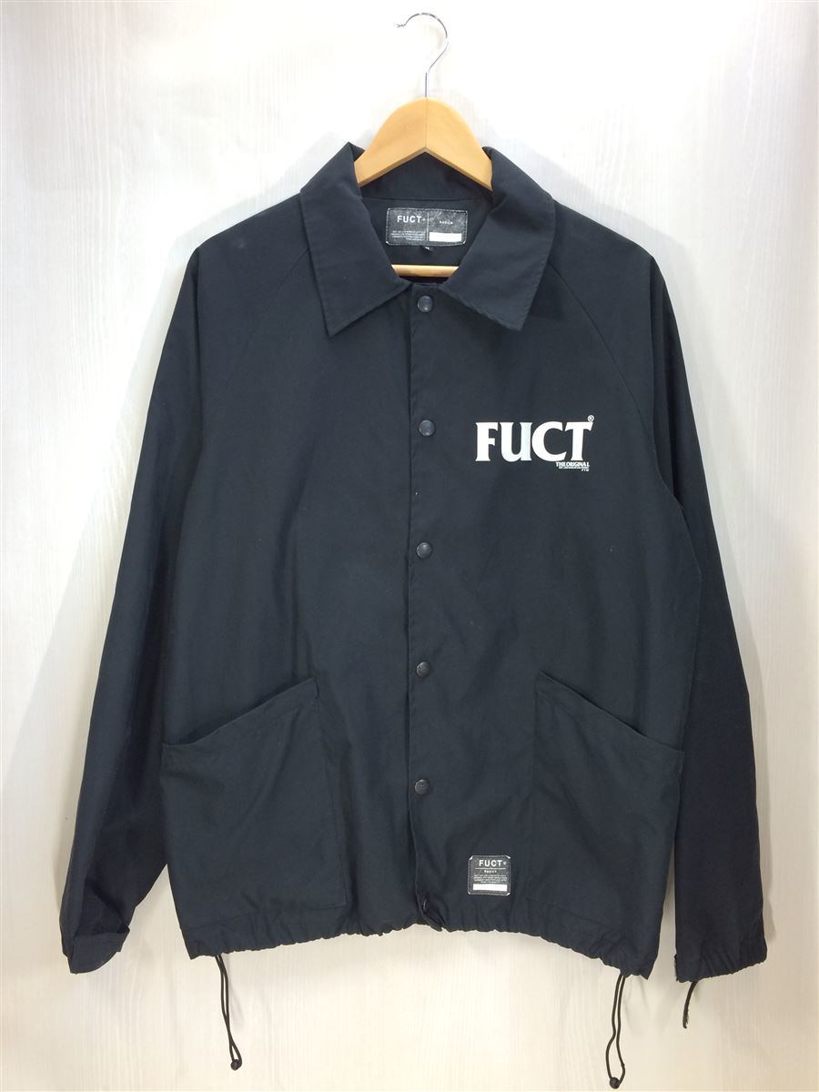 fuct ナイロン ブラック コーチジャケット ファクト BEAR ベア