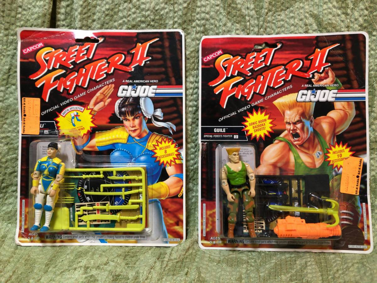 【豊富な，低価】 レア GＩジョー G.I.Joe ストリートファイター2 フィギュア2体セット ガイル 春麗(G.I.ジョー)｜売買されたオークション情報、yahooの商品情報をアーカイブ公開 - オークファン G.I.ジョー