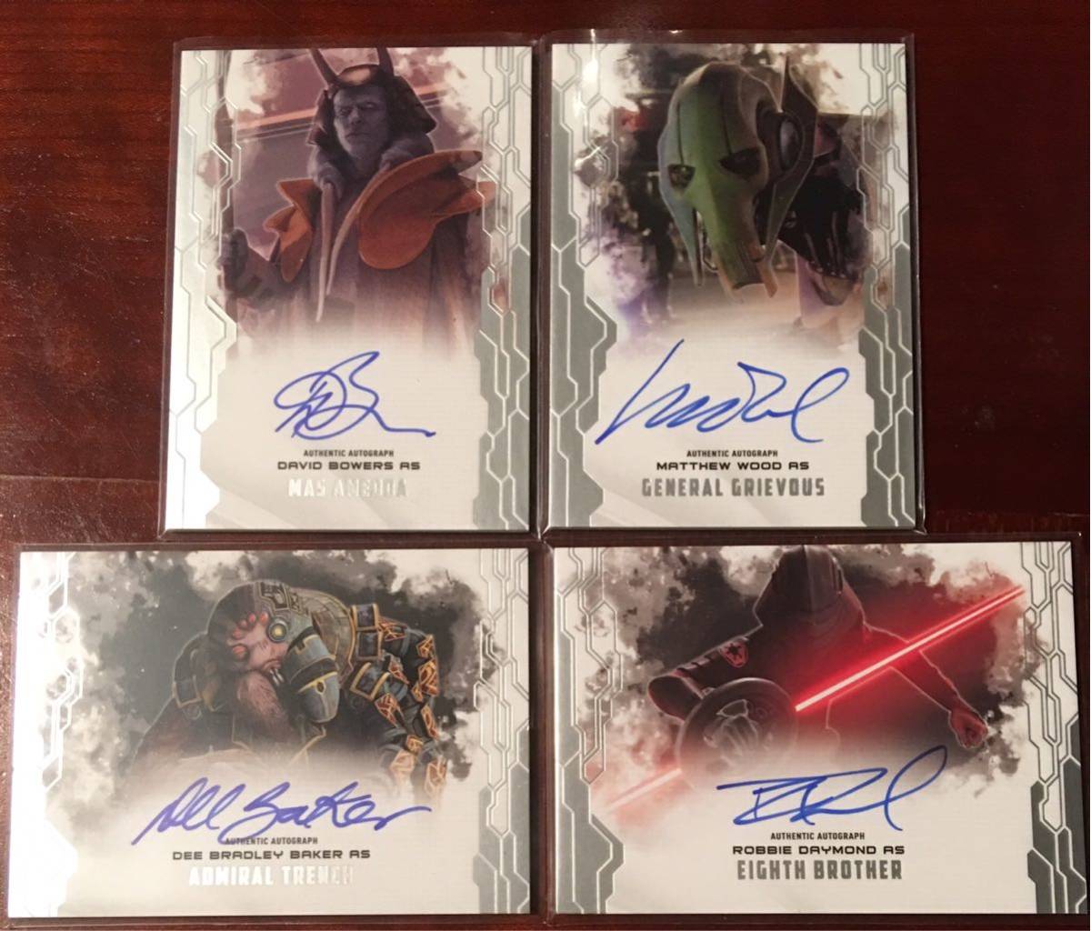 スターウォーズ 激レア 直筆スケッチカード サイン入り 激レア】STAR