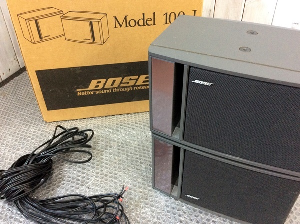 YH-4478】中古 BOSE ボーズ 100J スピーカー ペア 音出し確認済み
