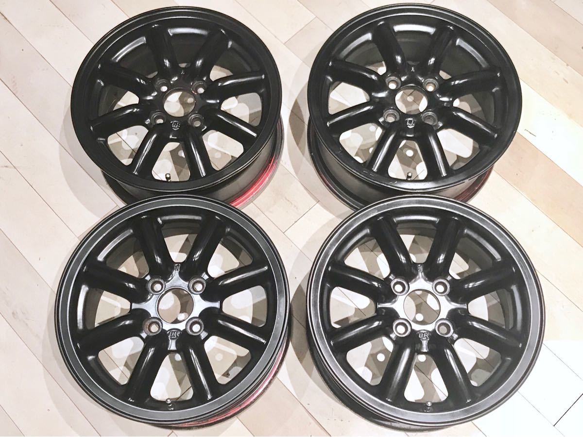 ブラックレーシング 6J-14 +40 PCD100 4本セット NA⁄NBロードスター等 ブラックレーシング 6J-14 +40 PCD100 4本セット NA⁄NBロードスター等