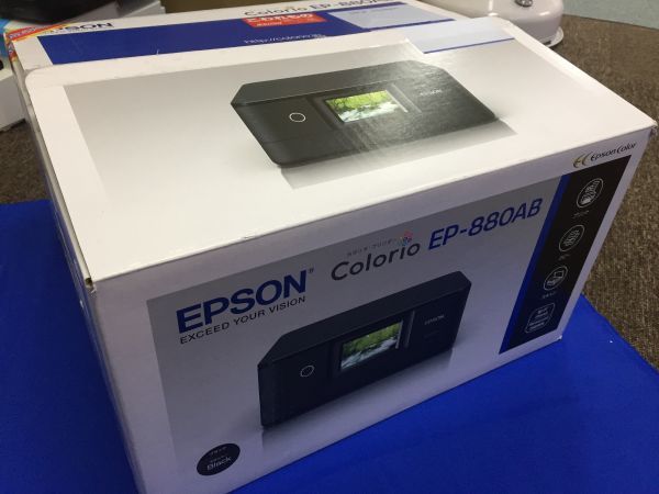エプソン EP-880AB A4インクジェット複合機 ブラック 2017年モデル 