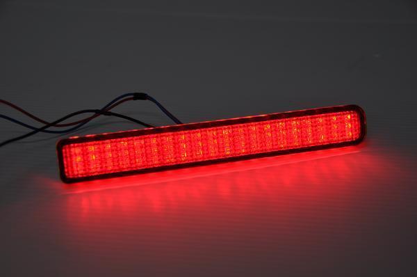 LED120発!MH23SワゴンRスティングレーLEDリアリフレクターレッド