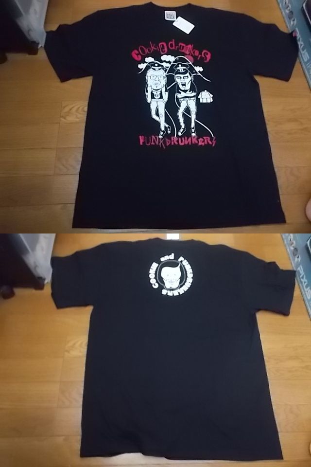 定価は5400円 未使用 野性爆弾 くっきー コラボ Tシャツ 黒 L