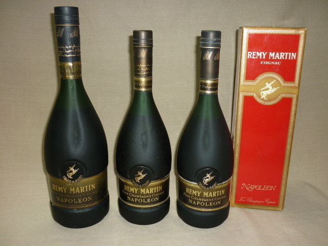 正規品，送料無料 ｆ48 REMY MARTIN レミーマルタン ナポレオン 1000mlx1 700mlx2 ３本(レミーマルタン)｜売買されたオークション情報、yahooの商品情報をアーカイブ公開 - オークファン コニャック