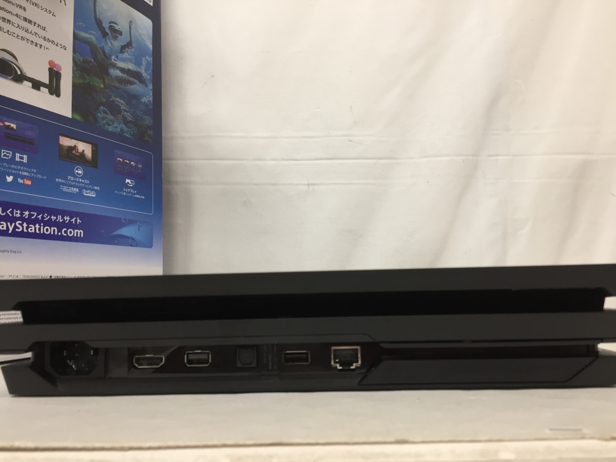 [298-1127-95]☆良品☆PlayStation4 Pro ジェット・ブラック 1TB 2台セット 4K CUH-7100B B01