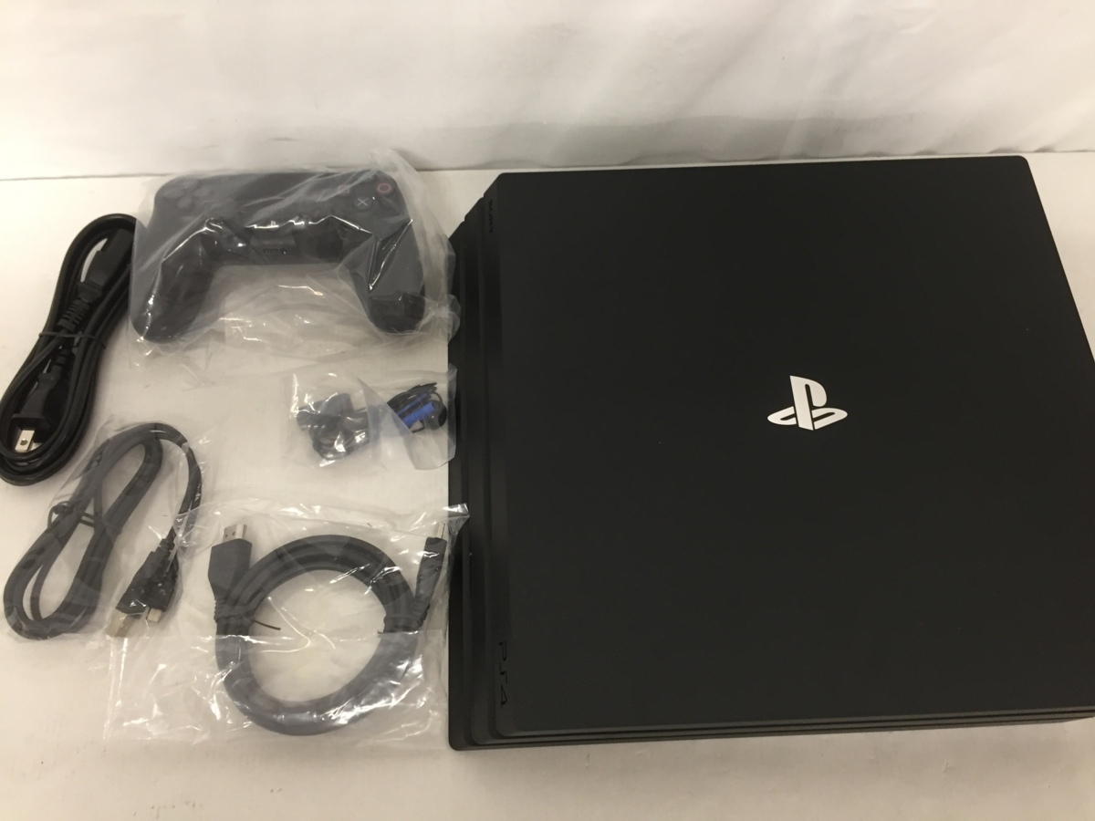 [298-1127-95]☆良品☆PlayStation4 Pro ジェット・ブラック 1TB 2台セット 4K CUH-7100B B01