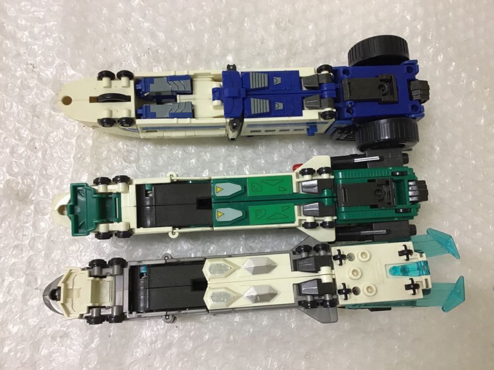箱無し/当時物 タカラ 勇者指令ダグオン ダグターボ・ダグアーマー・ダグウイング / ライナーダグオン