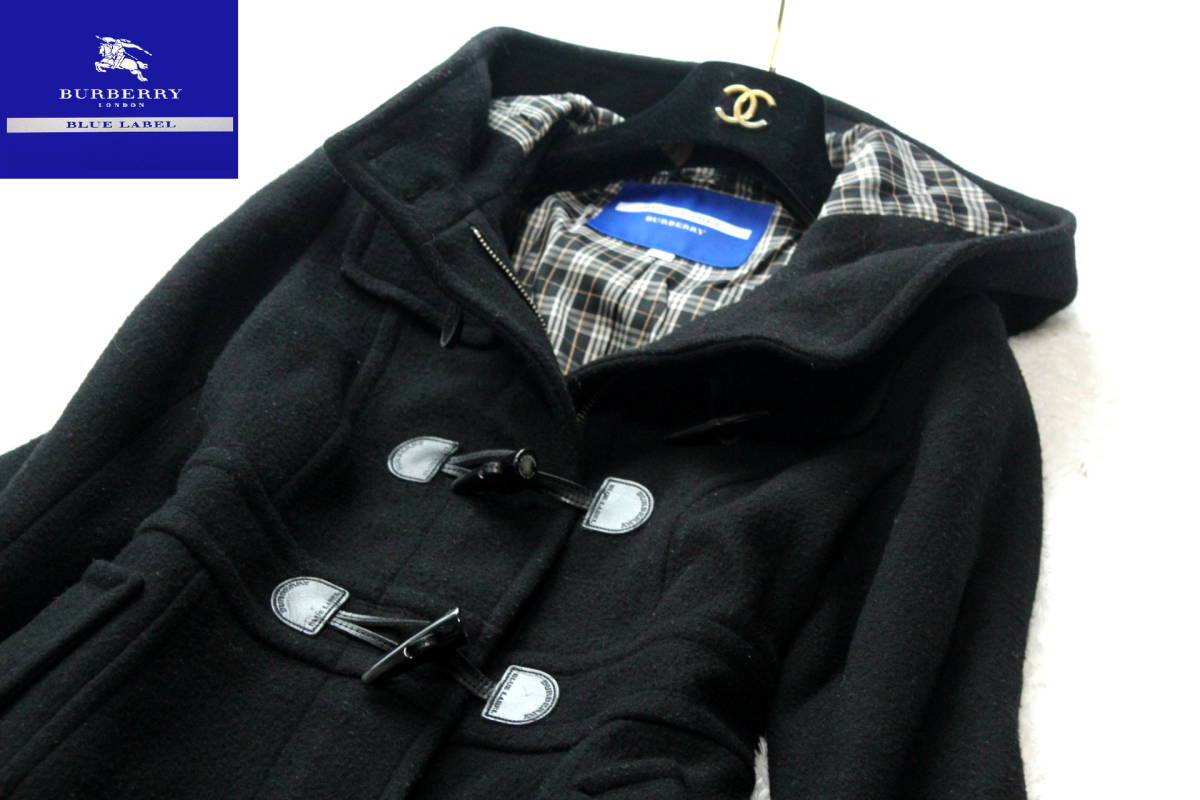 最高級⭐️極美品 burberry blue label ダッフルコート 伸縮性
