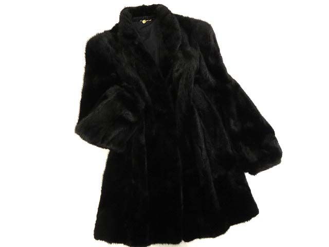 極美品▽SAGA MINK サガミンク 逆毛 本毛皮コート 毛質艶やか・柔らか 