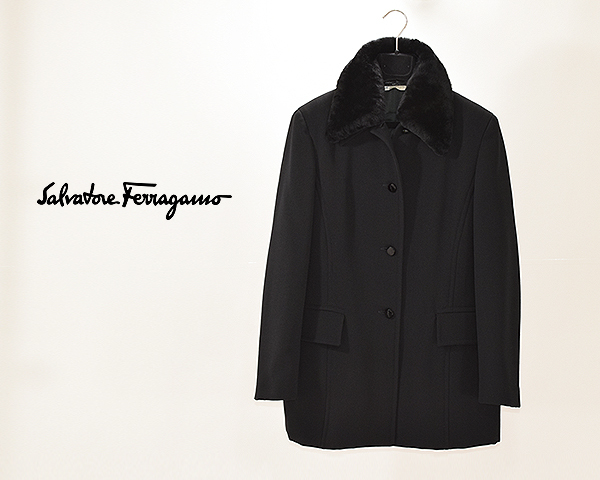 T6011□美品□秋冬□Salvatore Ferragamo フェラガモ□イタリア製