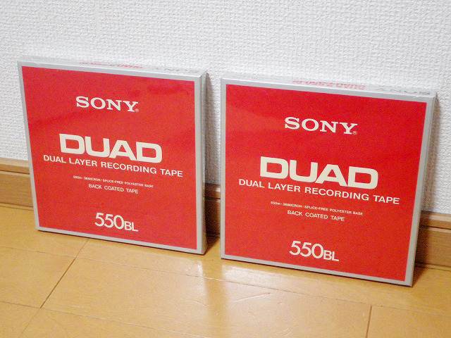 ☆未開封新品 貴重！ SONY ソニー 7号 オープンリールテープ DUAD