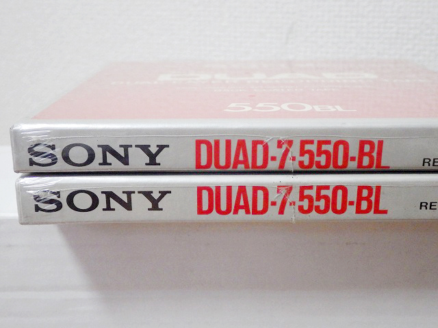 ☆未開封新品 貴重！ SONY ソニー 7号 オープンリールテープ DUAD