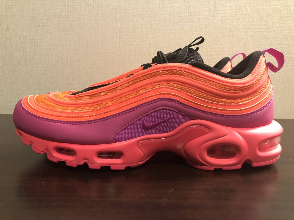 格安，大人気 1点出品 国内正規品 エアマックス プラス 97 27.0㎝ ピンク メンズ スニーカー AIR MAX PLUS / 97 95 90(27.0cm)｜売買されたオークション情報、yahooの商品情報をアーカイブ公開 - オークファン 27.0cm