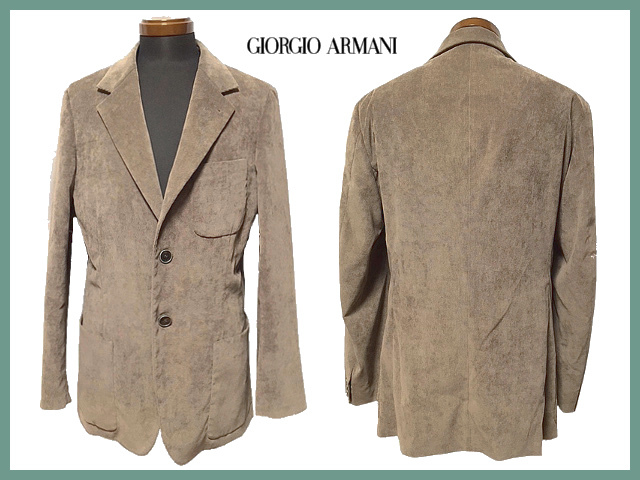  GIORGIO ARMANI ジョルジオ アルマーニ メンズ ジャケット ベージュ 50(テーラードジャケット、ブレザー)｜売買されたオークション情報、yahooの商品情報をアーカイブ公開 - オークファン 男性用