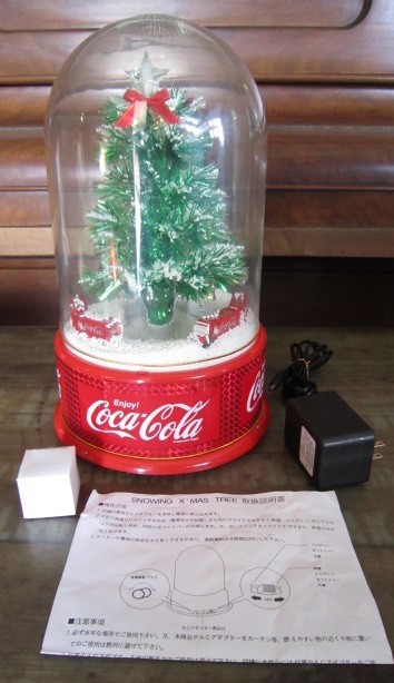 スノードーム 非売品 美品 Coca-Cola コカコーラ クリスマス ツリー型