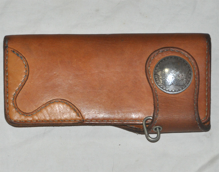 ビンテージ ホースハイド ウォレット　モルガンコンチョ(1879年) USED one's worker ワンズワーカー ウォレット 財布 1879年 モルガン コイン