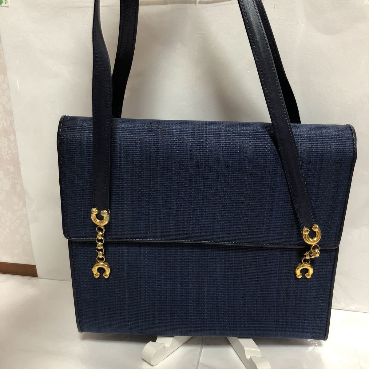 コンテス COMTESSE ホースヘアー ハンドバッグ ワンショル バッグ