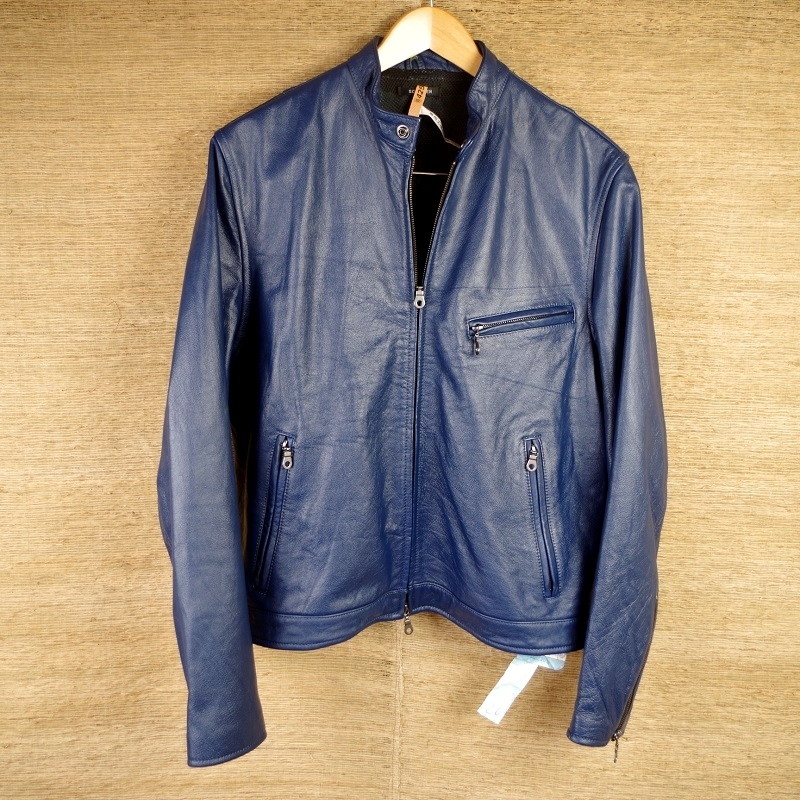 SCHAFFENシャッフェンSHEEP ジャケット 羊革 LEATHERブラウンレザー 本 