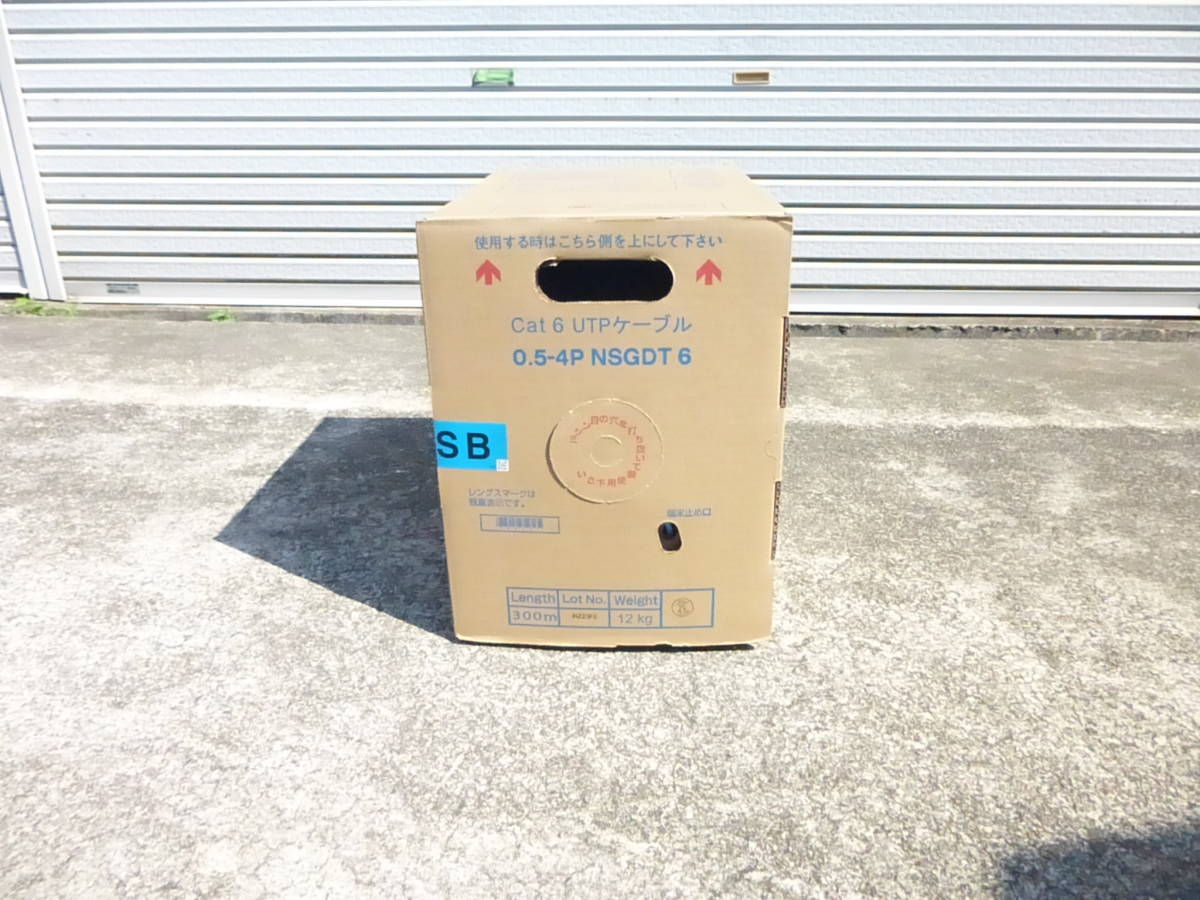 51 日本製線 Cat6 UTPケーブル 0.5-4P NSGDT6 SB LANケーブル 300m(5m以上)|売買されたオークション情報 ...