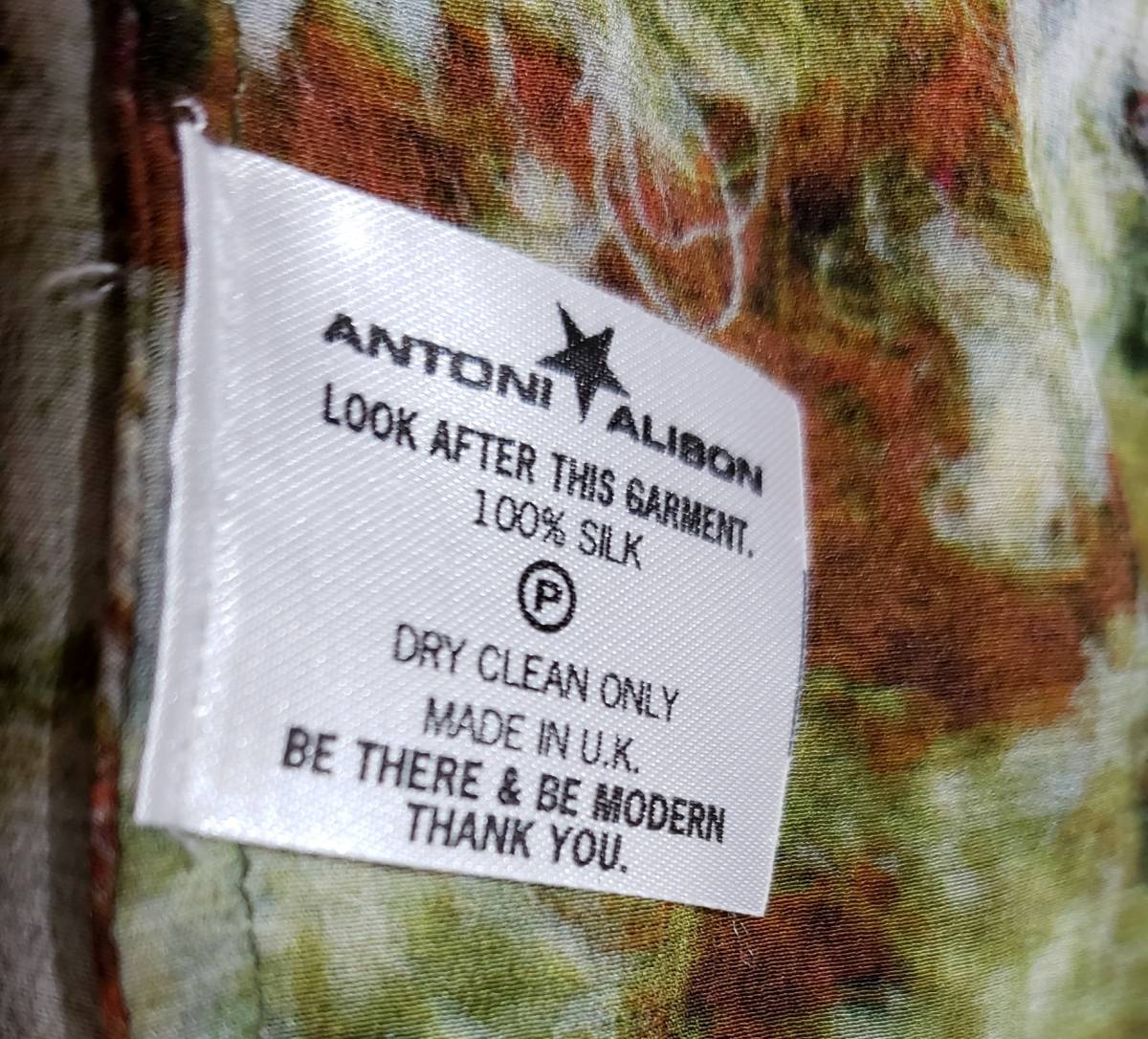 ANTONI & ALISON 定価5万 ニット転写チュニックワンピース XS アッシュ