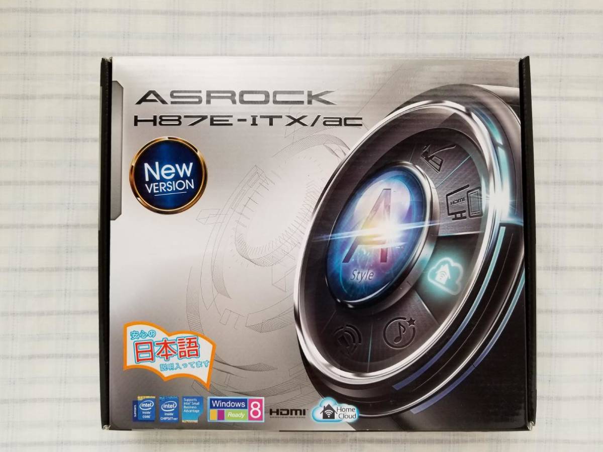 ☆ASRock『H87e-ITX/ac』Mini IT マザーボード☆中古品 【公式通販】