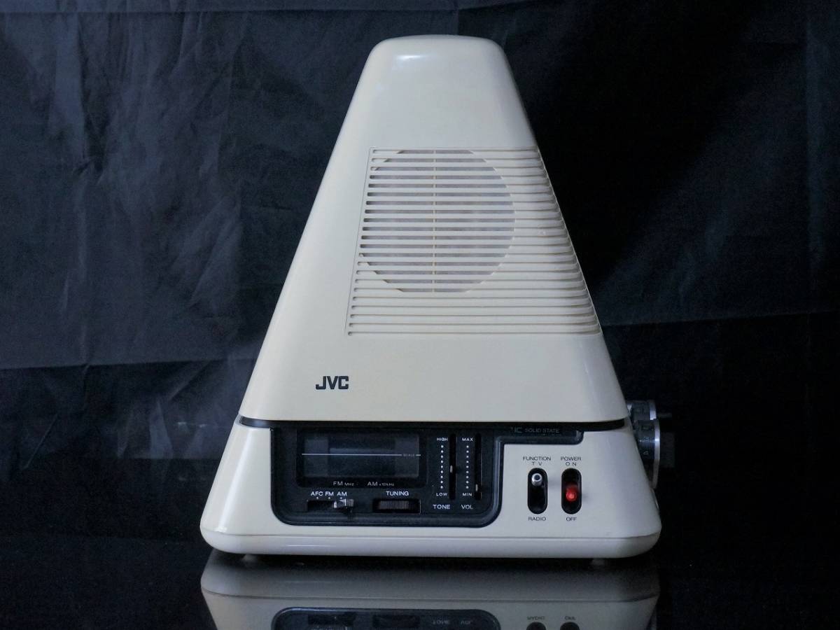 JVC レトロ　ピラミッド型テレビ JVC 3100R Video Retrofuturistic ASIS Art ◇JVC 3100R ビクター