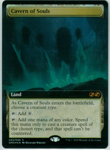 FOIL/MTG/英語版/魂の洞窟/Cavern of Souls/アルティメットマスターズ