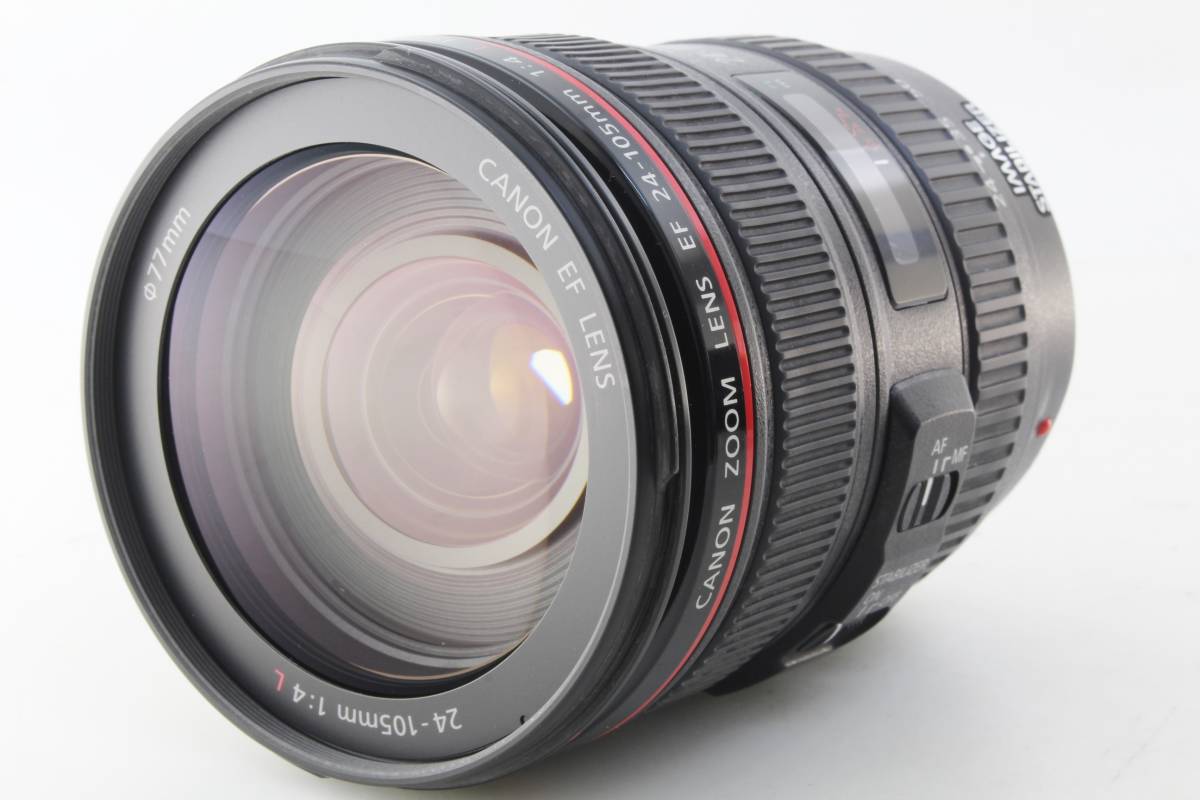 AA (極上美品) Canon キャノン EF 24-105mm F4 L IS USM フード付き