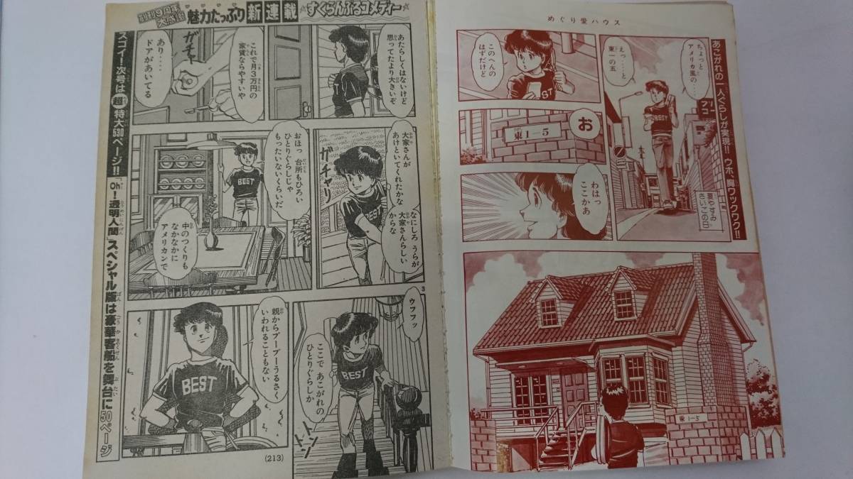 月刊少年マガジン 1983年8月号 めぐり愛ハウス、龍王伝、愛してカッペ