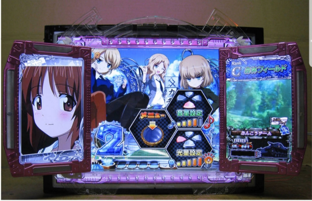 ガールズ&パンツァー パチンコ実機 319ver ミニ卓上