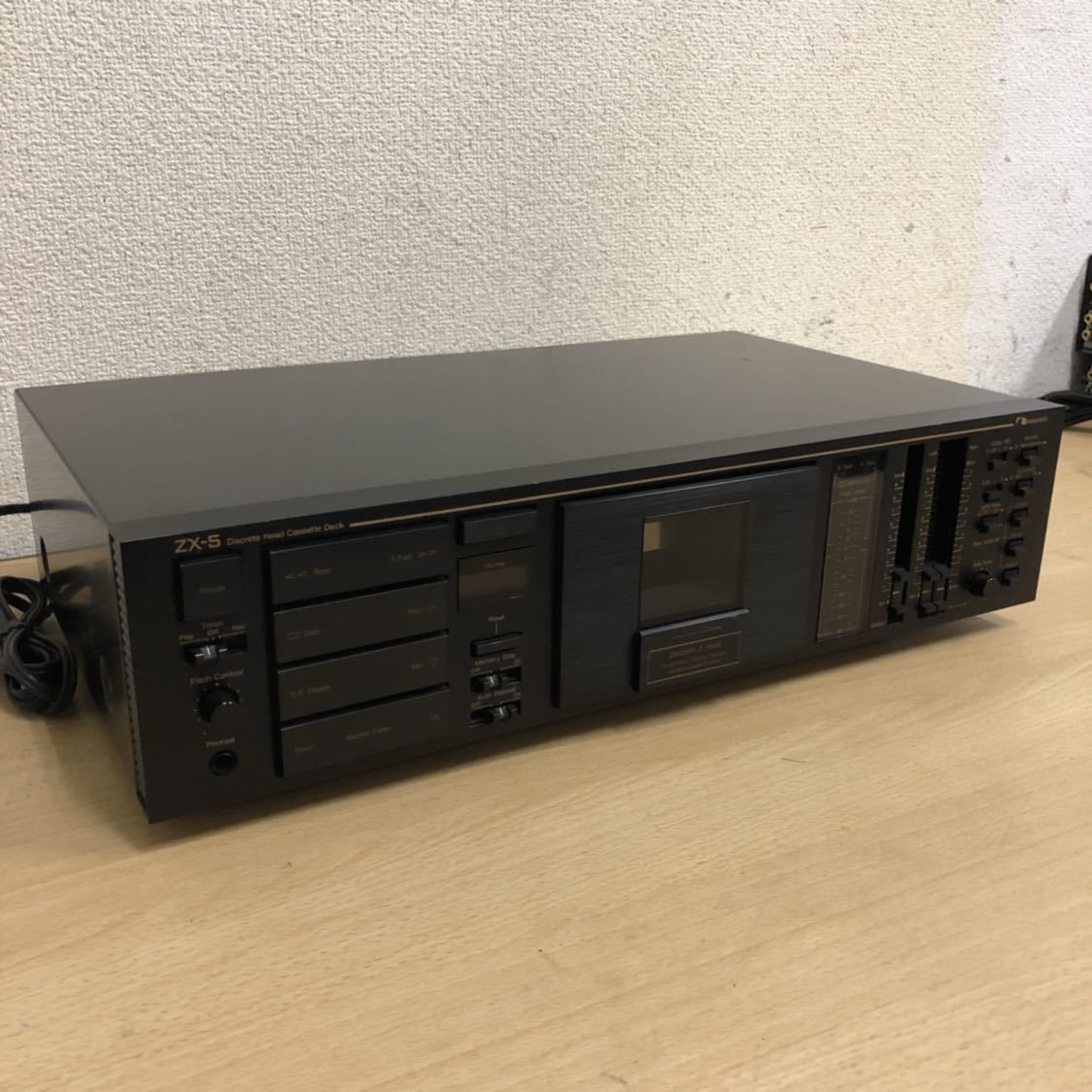 NAKAMICHI ZX-5 カセットデッキ カセットプレーヤー 通電確認済み