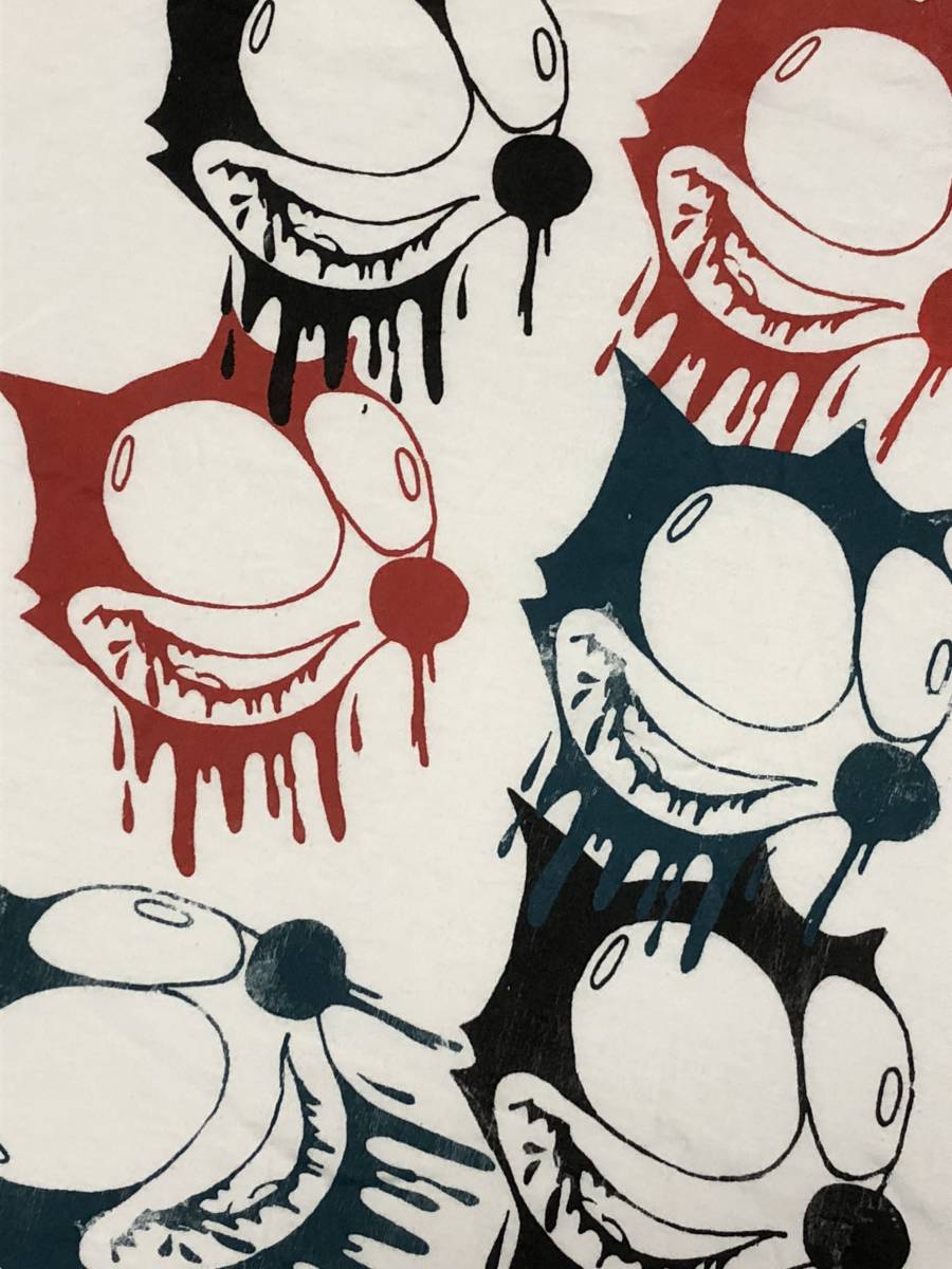 入手困難SWANKYS I kill fucker Tシャツ 手刷りFERIXデザイン watch スワンキーズ ノイズコア 九州パンク CHAOS UK DISORDER 