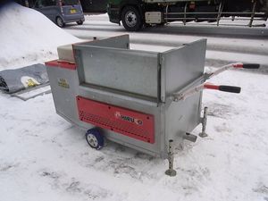 融雪機 サンライト号 キングメルター L-1400 移動式 除雪機 動作品