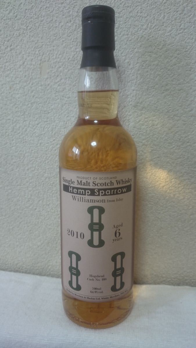  ヘンプスパロー ウィリアムソン 6年 2010 700ml 64.9%(その他)｜売買されたオークション情報、yahooの商品情報をアーカイブ公開 - オークファン シングルモルト